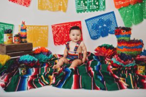 Cake smash session with a Mexican theme from Belle Vie Photography in Tucson