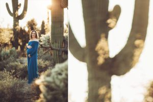 Adrianne's maternity session at Sabino Canyon