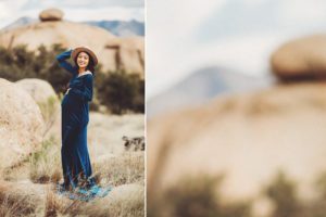 A beautiful laugh as the wind threatens to steal Connie's hat during her maternity session