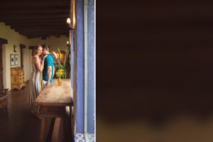 Phoenix blogger Mandy Holmes and her husband share an intimate moment at Hacienda Del Sol