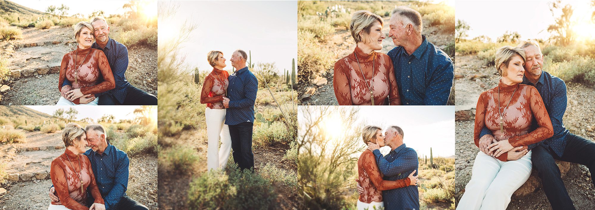 A couple shares intimate moments during a short couple's session with Belle Vie Photography in Tucson
