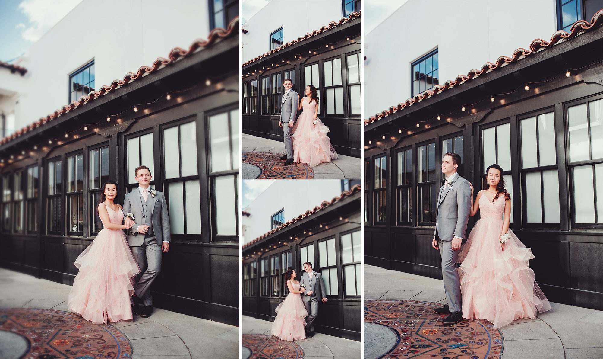 Celebrating prom with portraits at St. Phillips Plaza