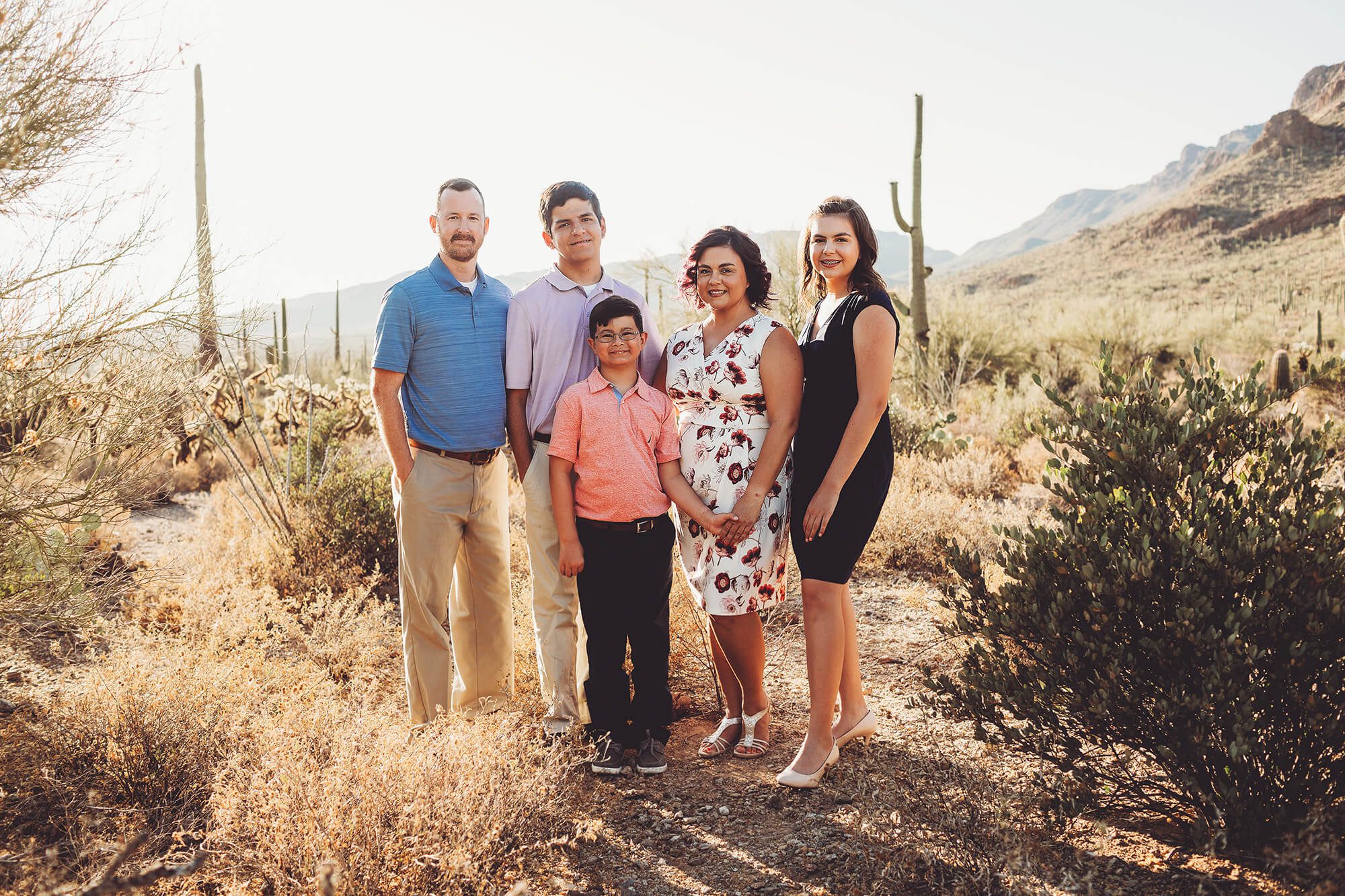 The Holton family visiting from across the country