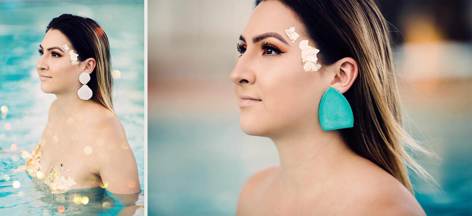 Beautiful earrings by Luna + Saya jewelry