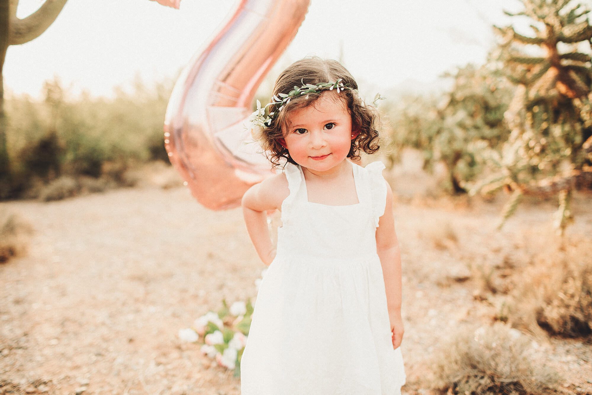 Beautiful smiles from this beautiful two-year old girl