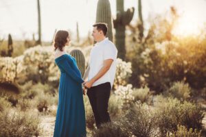 Mom and Dad during Adrianne's maternity session in the Tucson desert