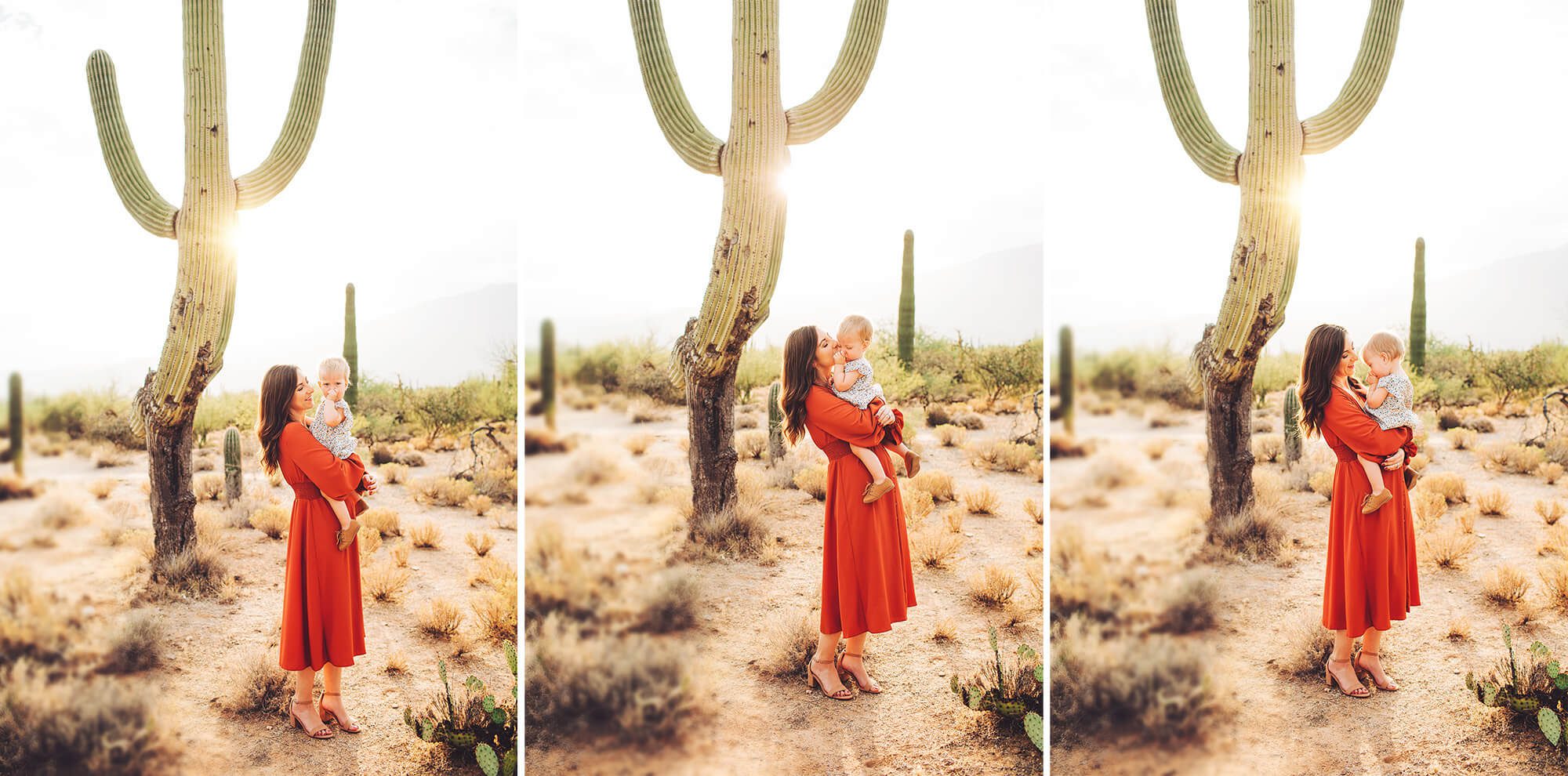 Saguaros and mom snuggles are life