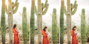 The beauty of the desert, and a breastfeeding session