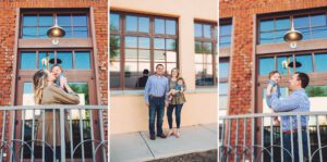 The Ballington family on Meyer Street in downtown Tucson