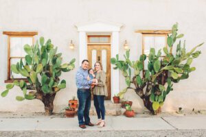 A beautiful Barrio Viejo backdrop for this lovely Tucson family