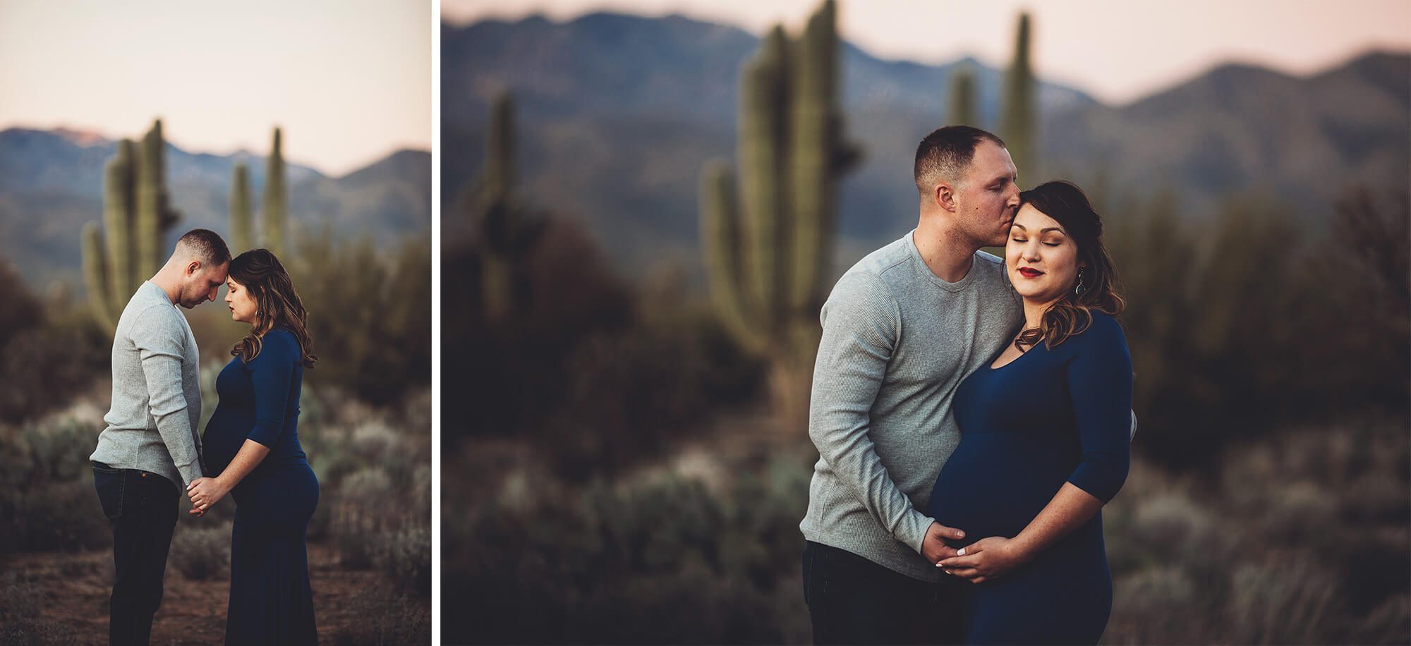 A few moments of peace and love for the happy couple.