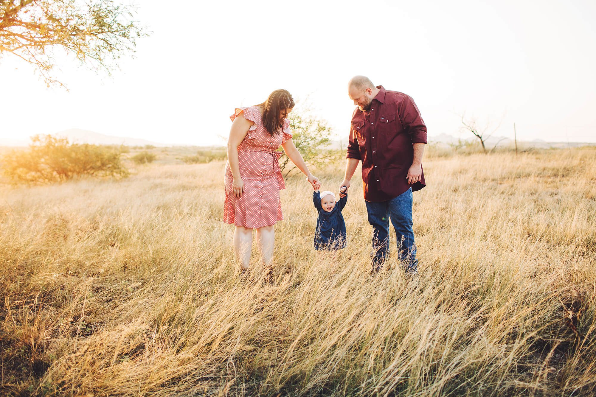 When babies want to walk, I make sure they walk during the Tawney Family photo session.