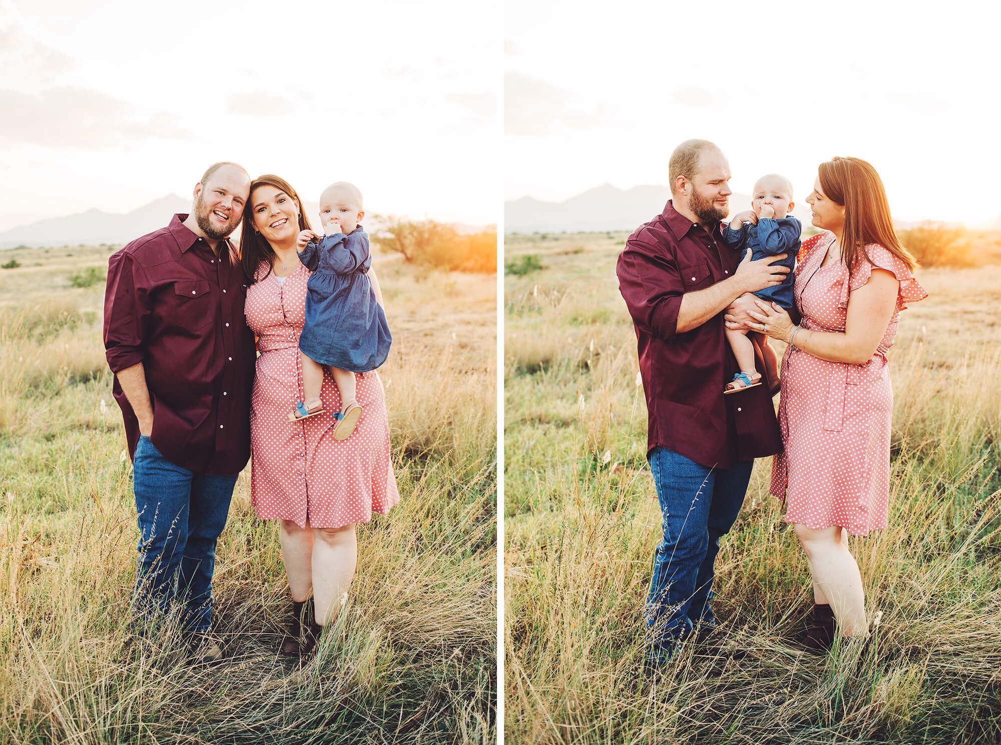 Sweet, sweet family! Beautiful sunset and photos full of love for the Tawney Family.