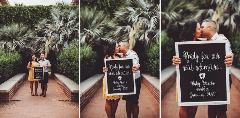They are ready for their next adventure, baby Garcia