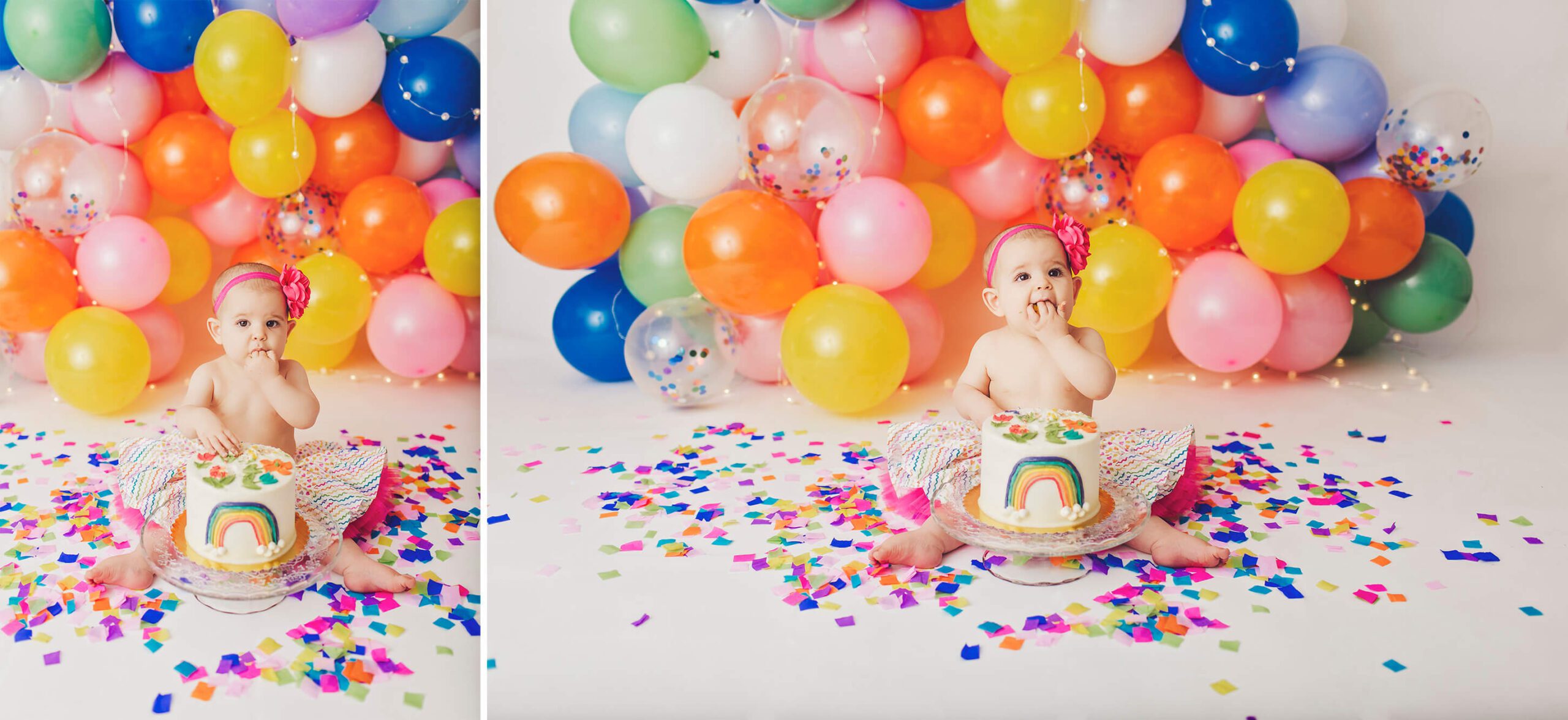 I captured a lot of shots of her loving her cake.