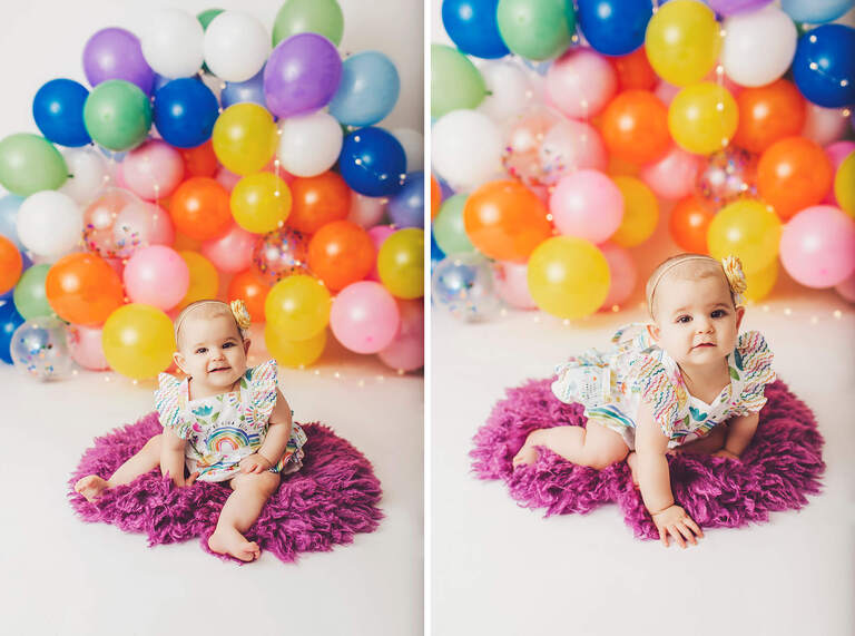 A soft flokati is always fun for babies.