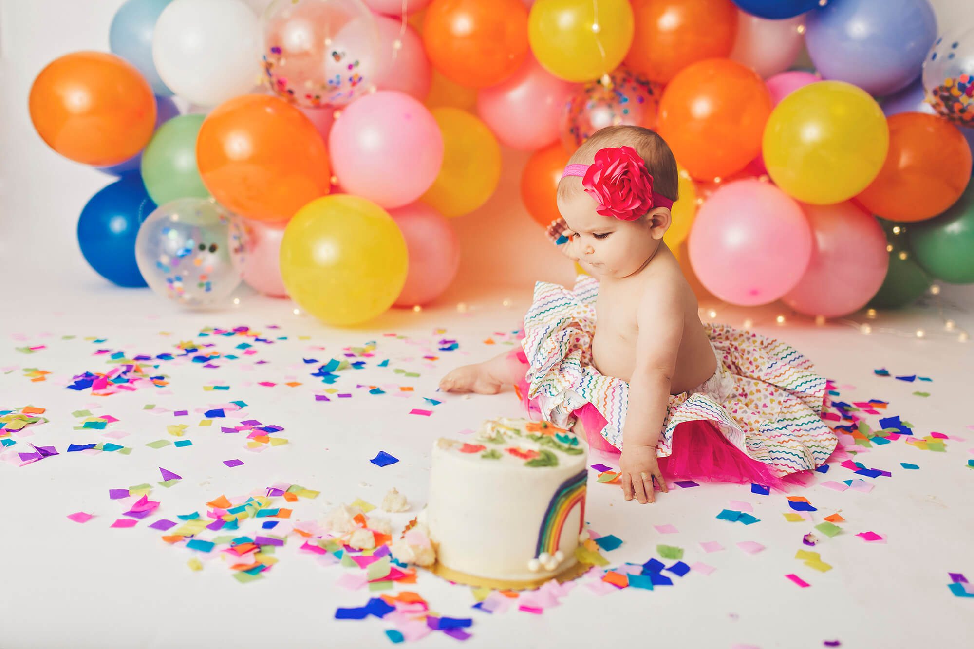 She really loved the confetti.