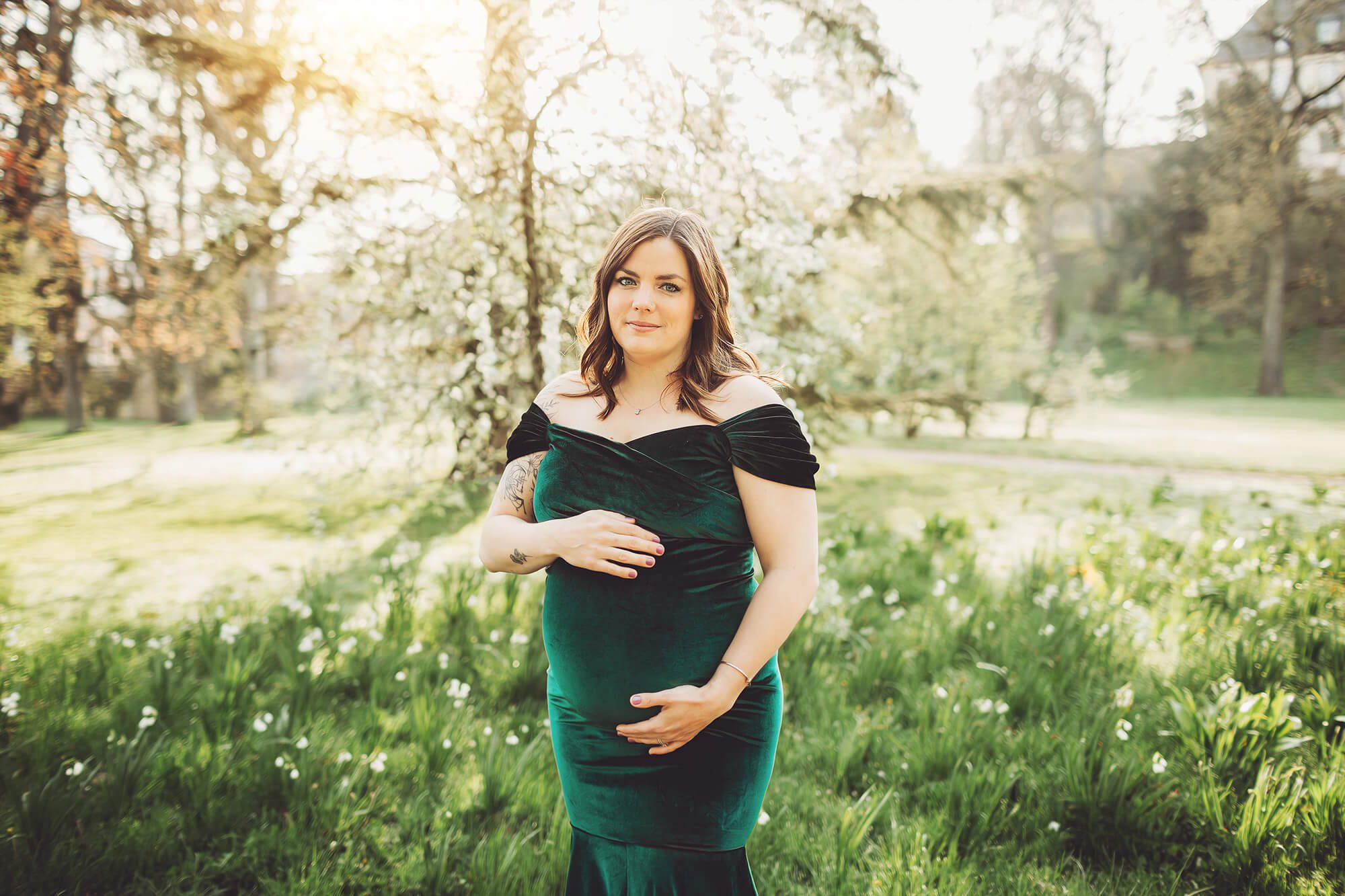 Christina's spring maternity session in Bad Homburg