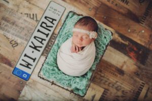 Baby Kaira and Wiesbaden newborn photographer