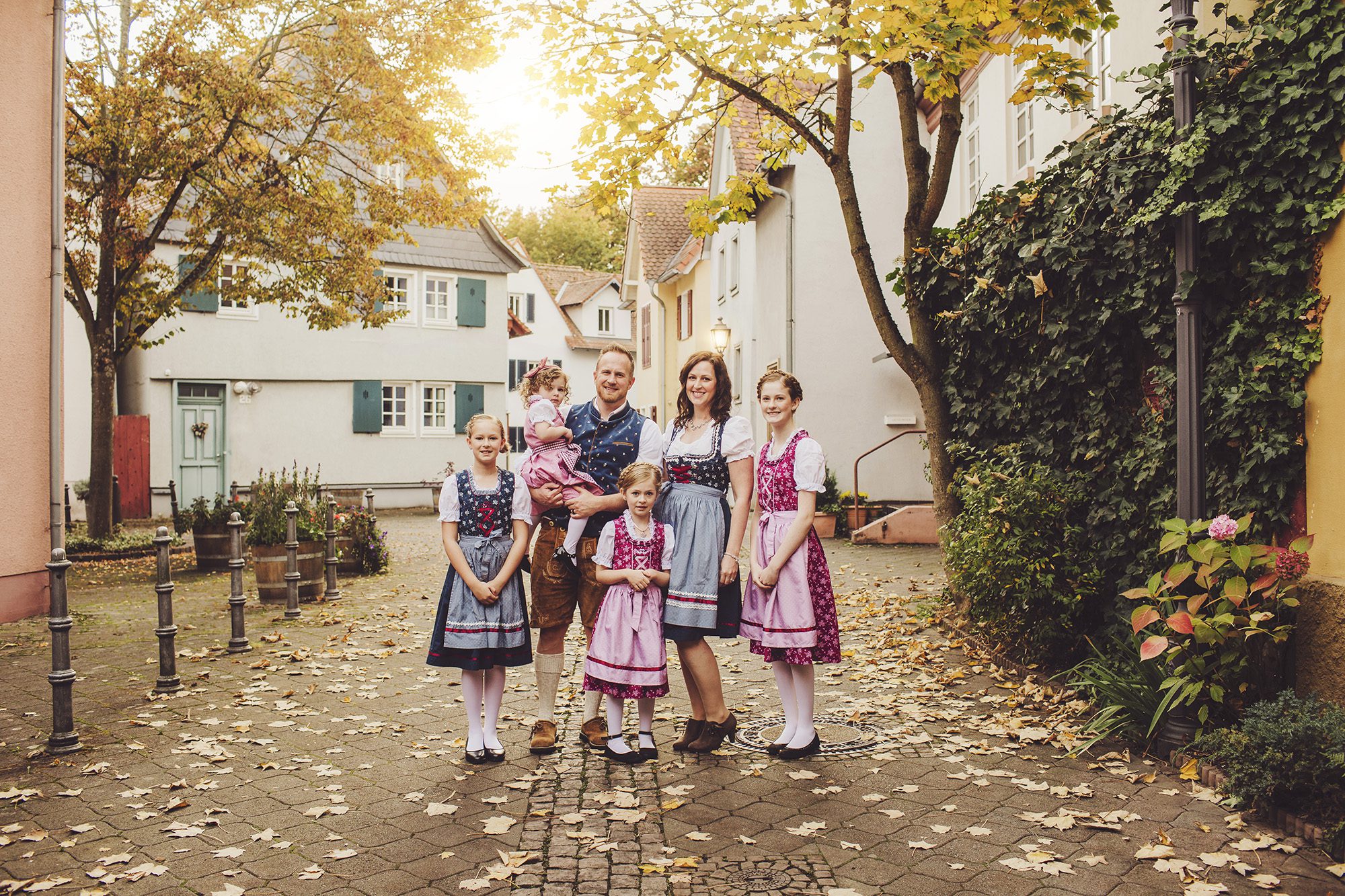 The Meador family in Bad Homburg