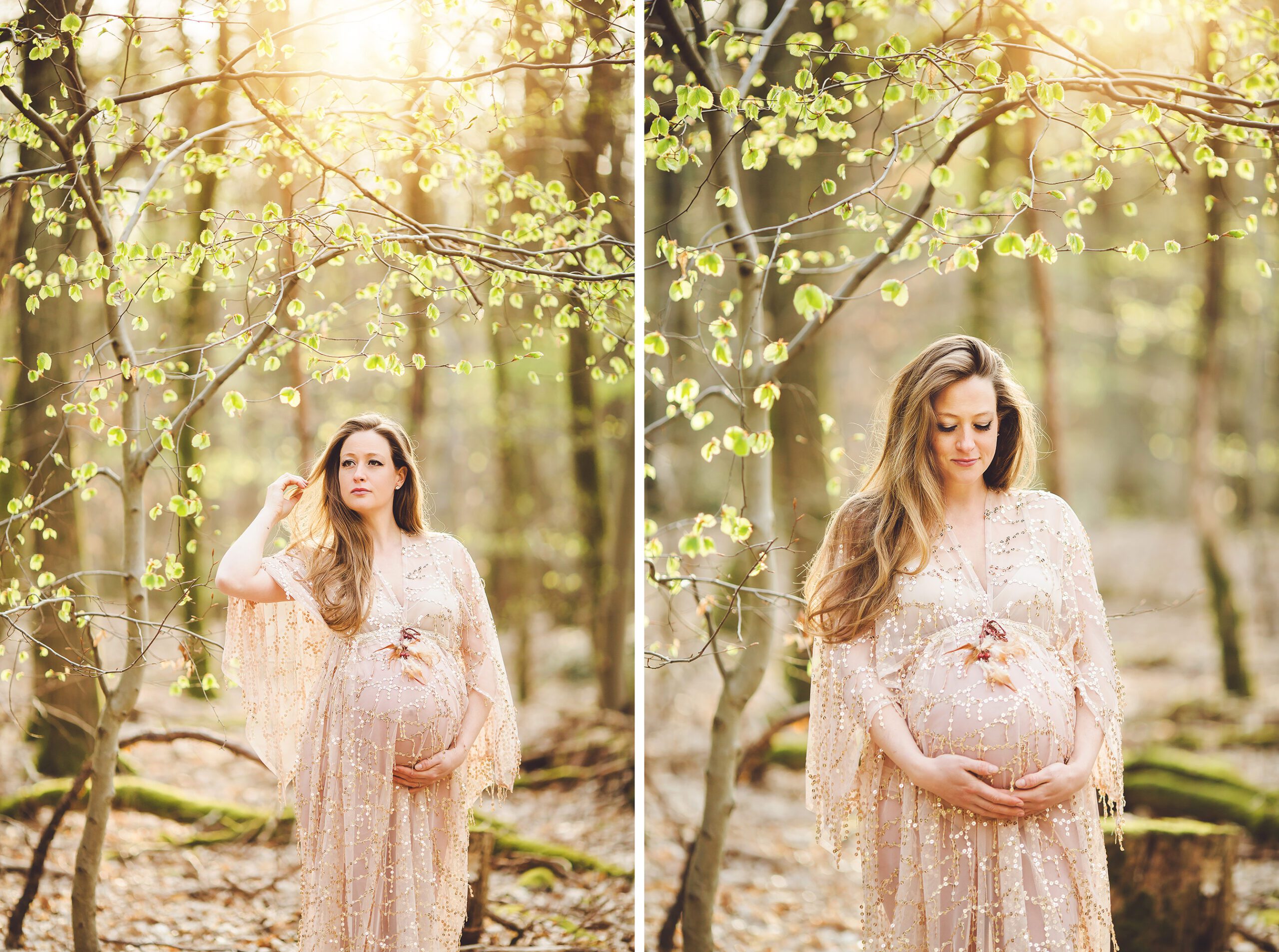 A breathtaking spring maternity session for Tabitha