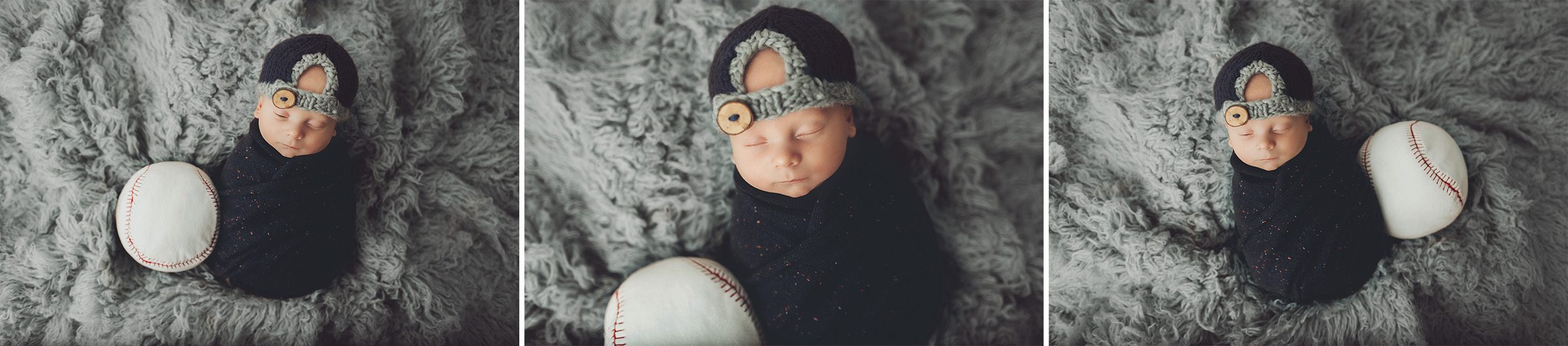 A baseball theme for his sport-loving parents