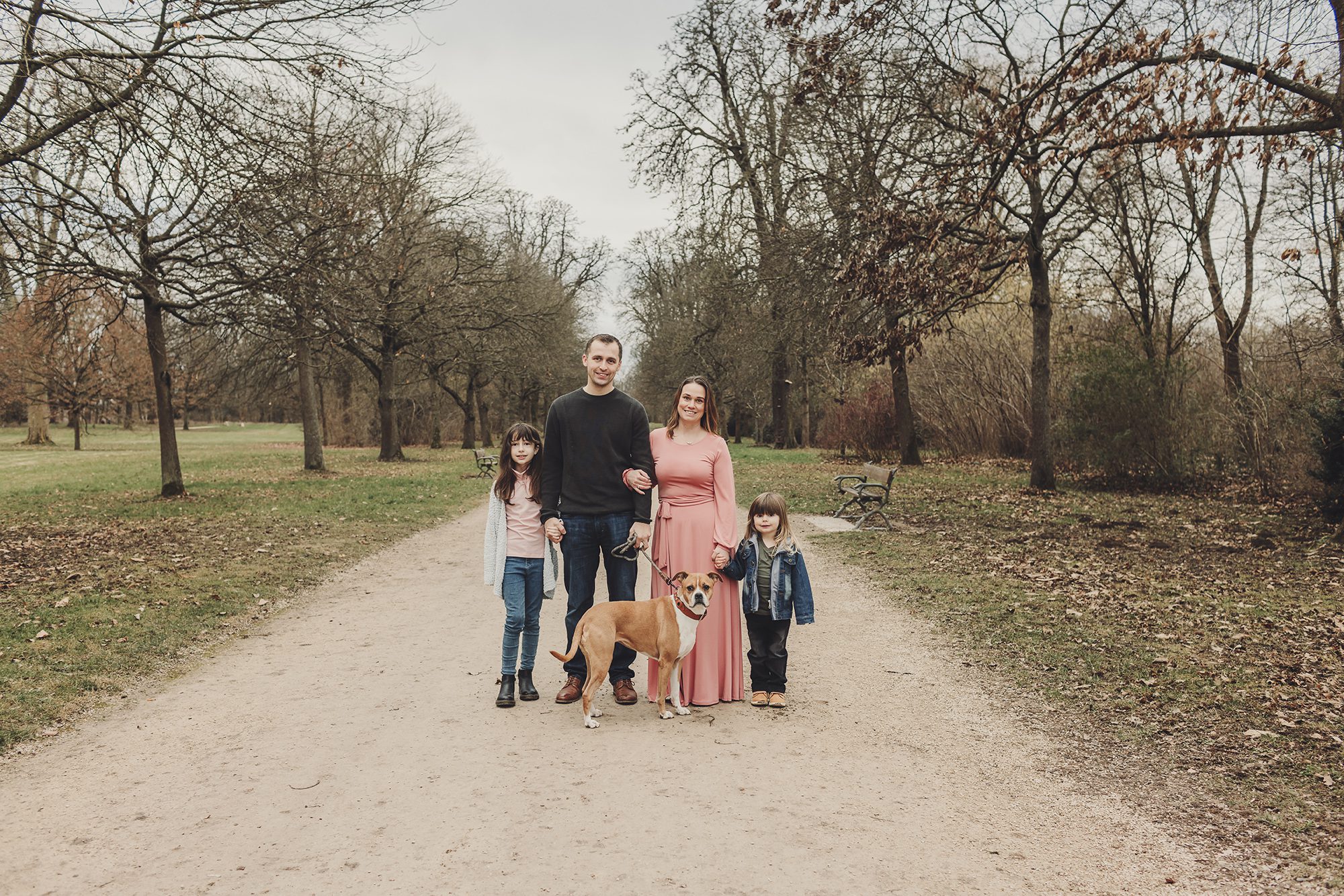 The Castelli family during a family photoshoot at Biebrich park in Wiesbaden