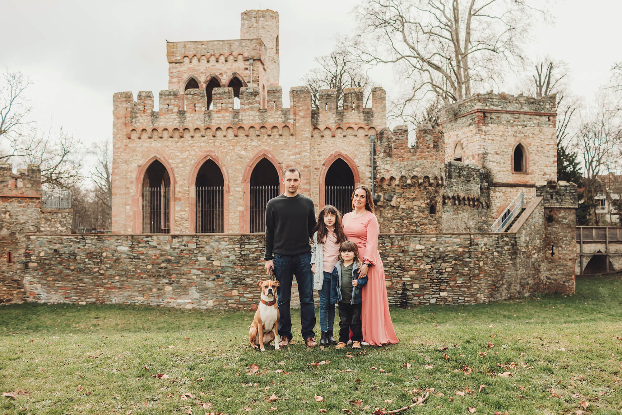 The Castelli family at Biebrich park in Wiesbaden