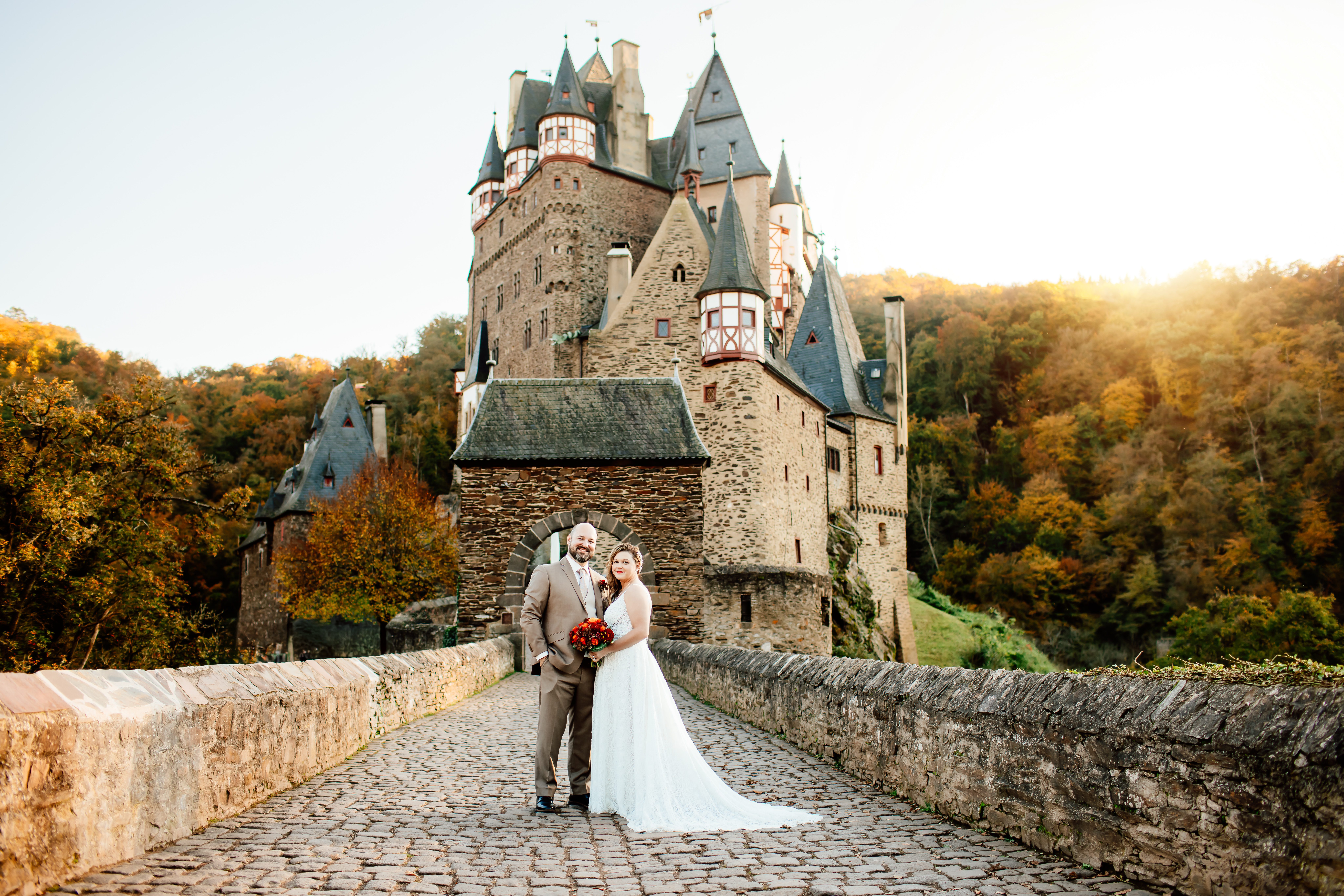 Wedding at Burg Eltz in the fall.